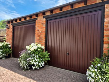 Garador Timber Twin Doors